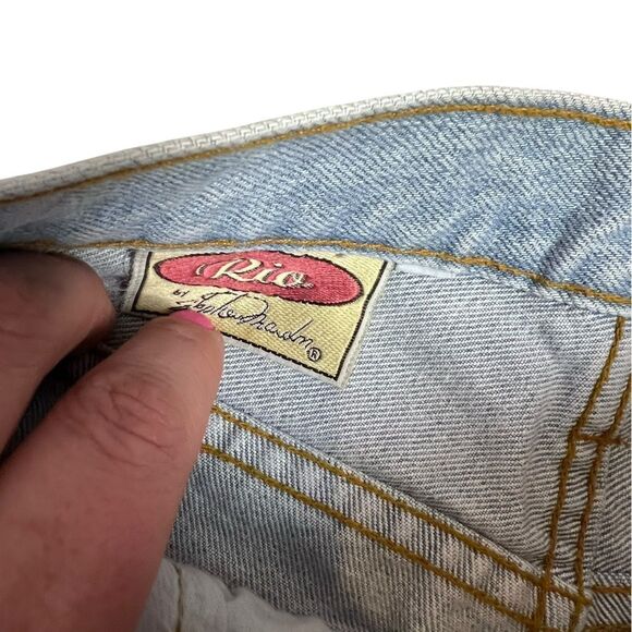 Vintage 90s embroidered high rise mom shorts RIO by Stephan Mardon - Picture 3 of 6